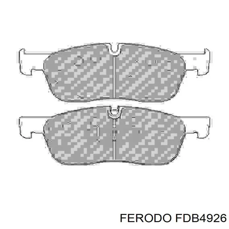 Pastillas de freno delanteras FDB4926 Ferodo