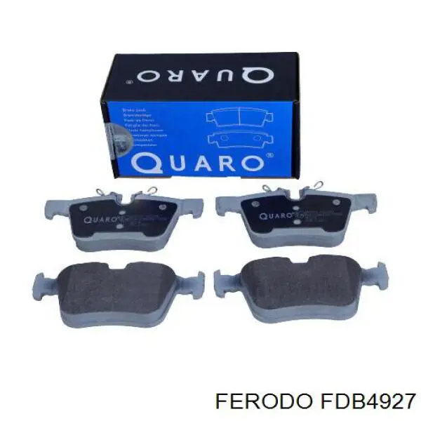 Купить FDB4927 Ferodo Колодки тормозные задние, дисковые
