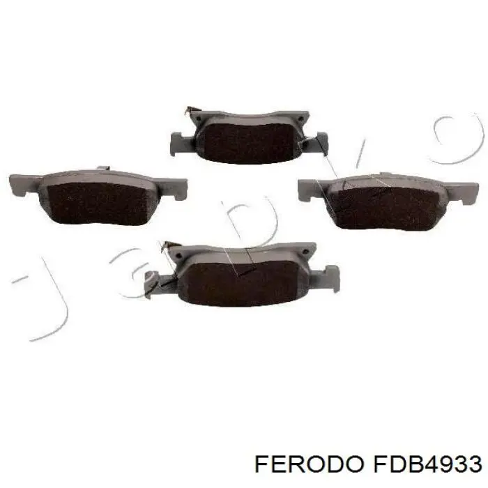 Передние тормозные колодки FDB4933 Ferodo