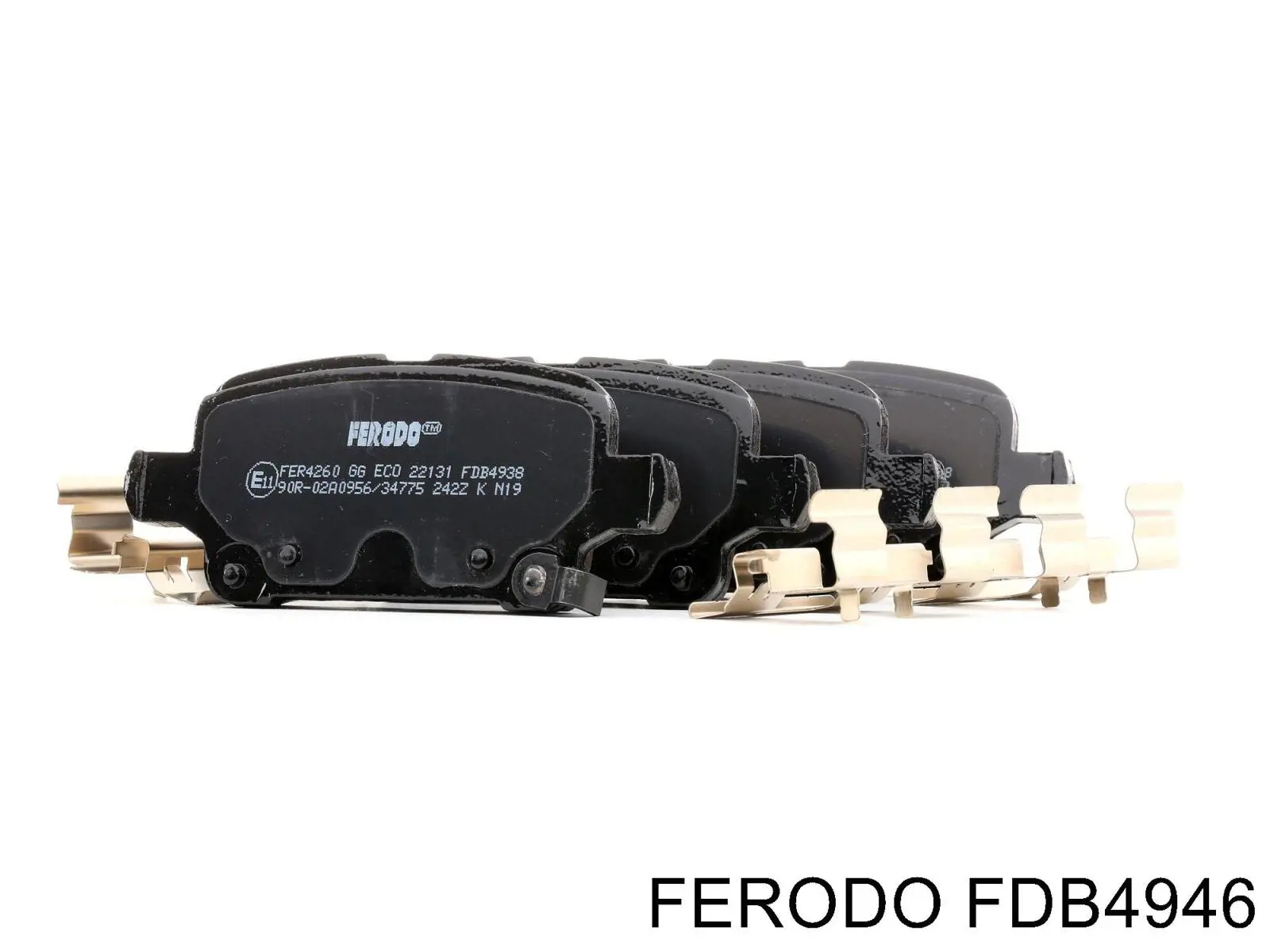 Sapatas do freio traseiras de disco Ferodo FDB4946 preço, a partir de 30,82 USD