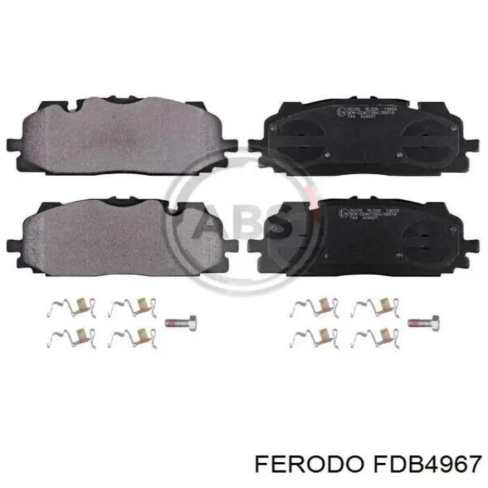 Тормозные колодки Ferodo FDB4967