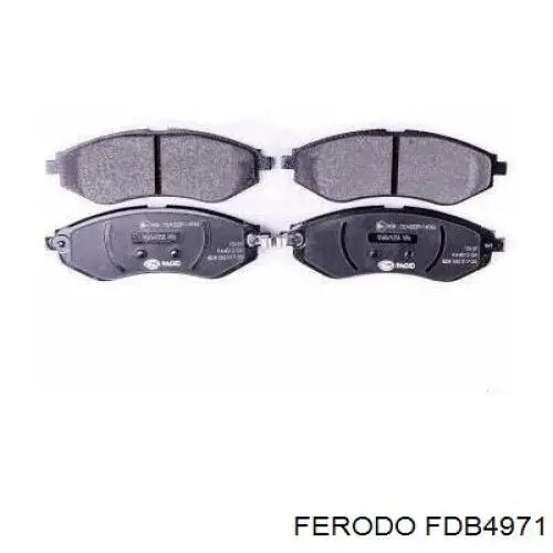 Купить FDB4971 Ferodo Колодки тормозные