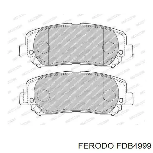 Передние тормозные колодки FDB4999 Ferodo