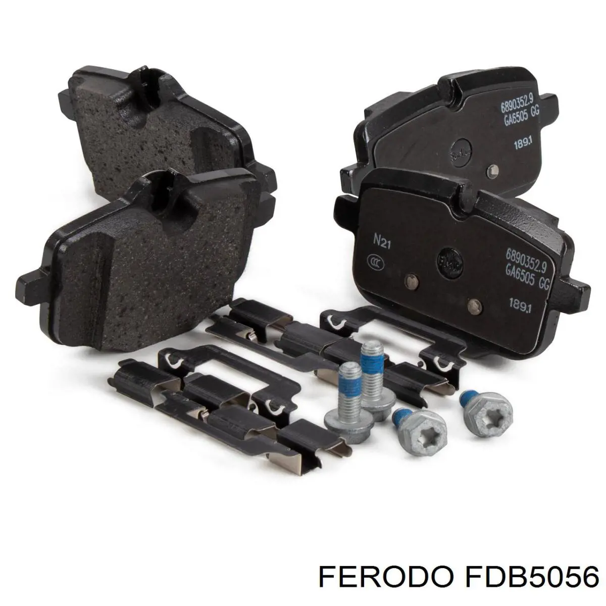 Задние тормозные колодки FDB5056 Ferodo
