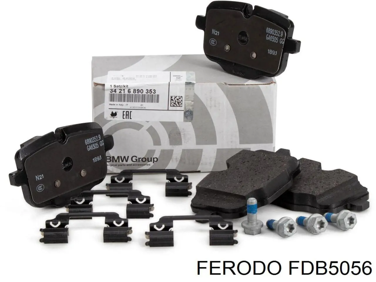 Купить FDB5056 Ferodo Колодки тормозные задние, дисковые