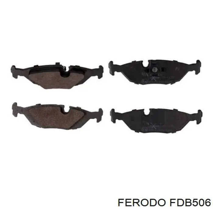 Колодки дисковые  Ferodo FDB506 цена, от 17.16 USD