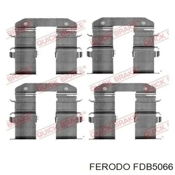 Колодки дисковые  Ferodo FDB5066 цена, от 22.22 USD