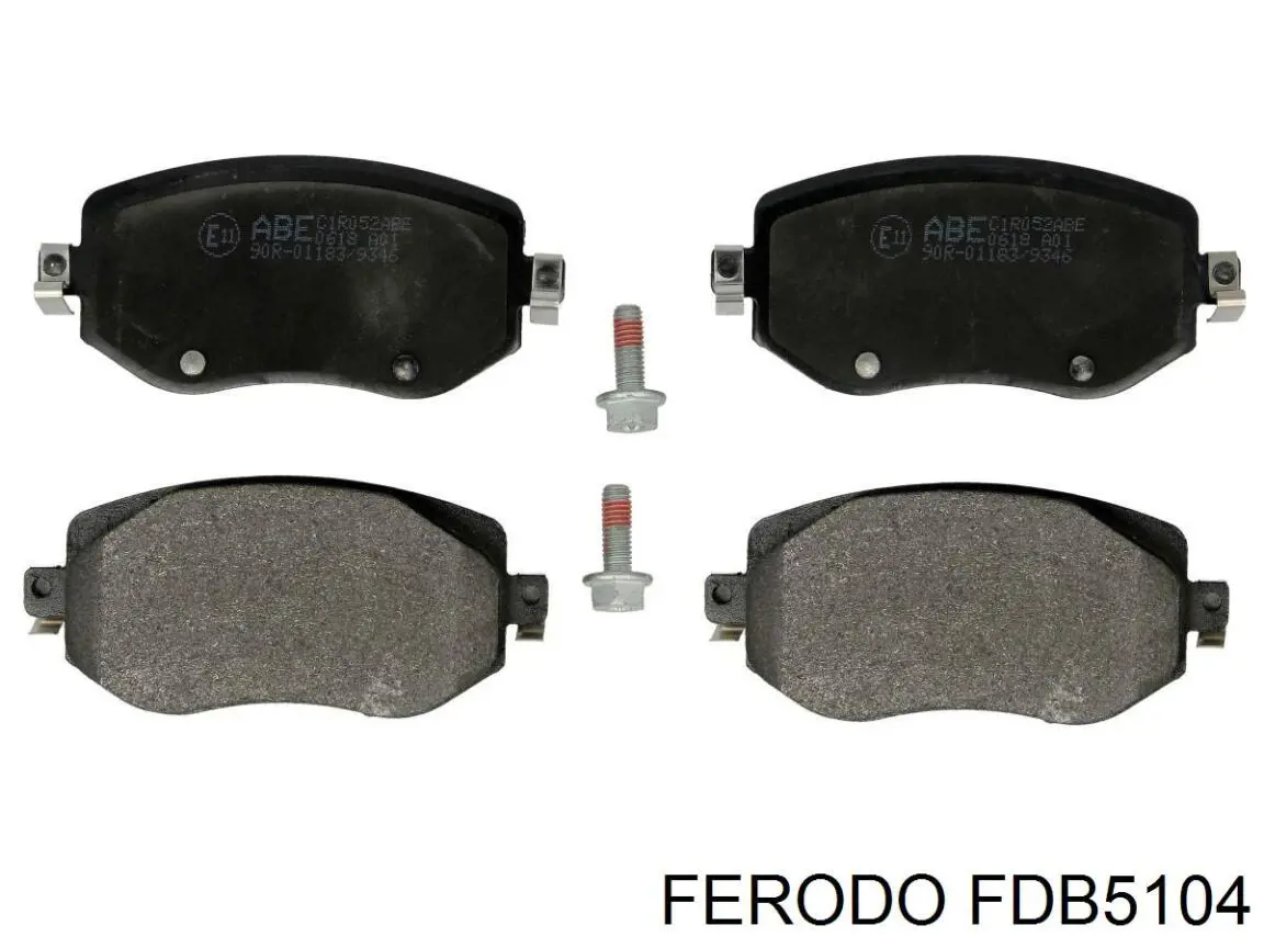 Купить FDB5104 Ferodo Колодки тормозные