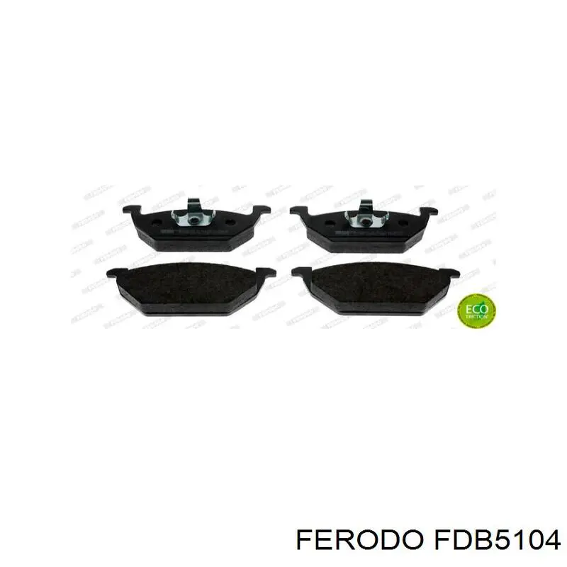 Колодки Ferodo FDB5104 цена, от 42.12 USD