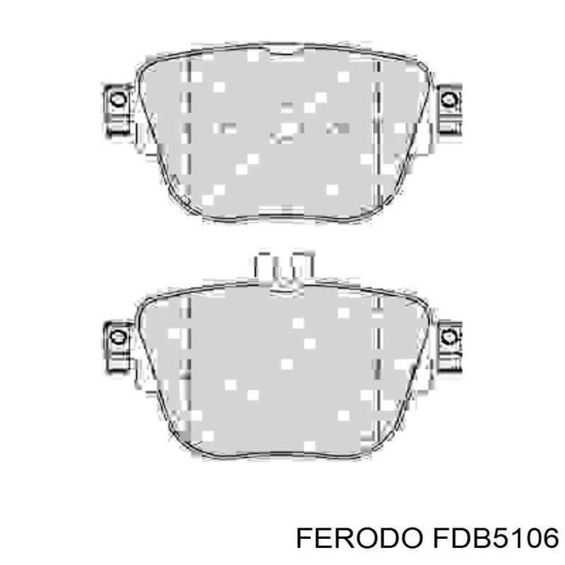 FDB5106 Ferodo задние тормозные колодки