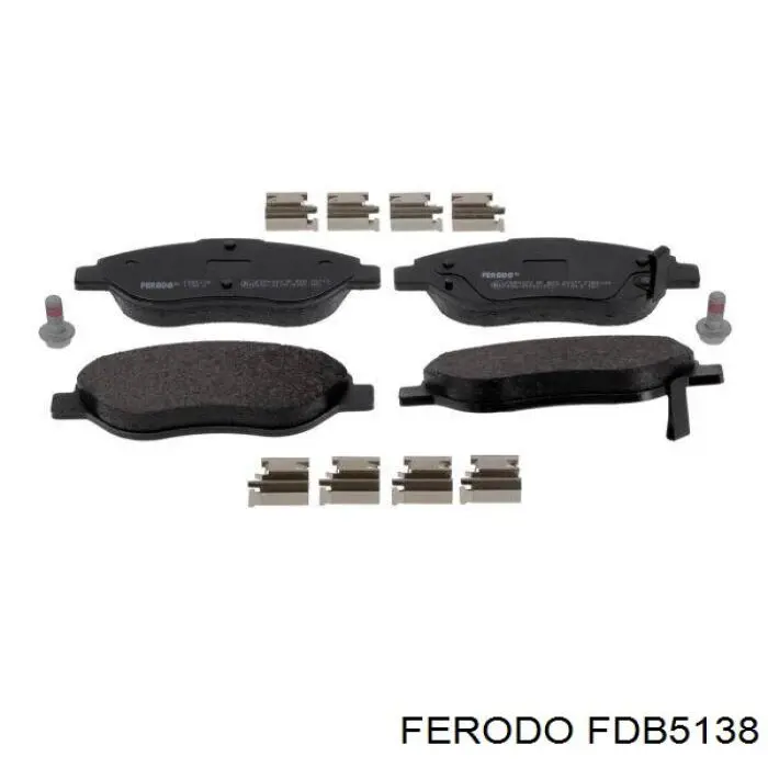 Передние тормозные колодки FDB5138 Ferodo