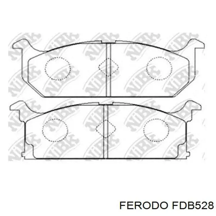 FDB528 Ferodo Колодки передние