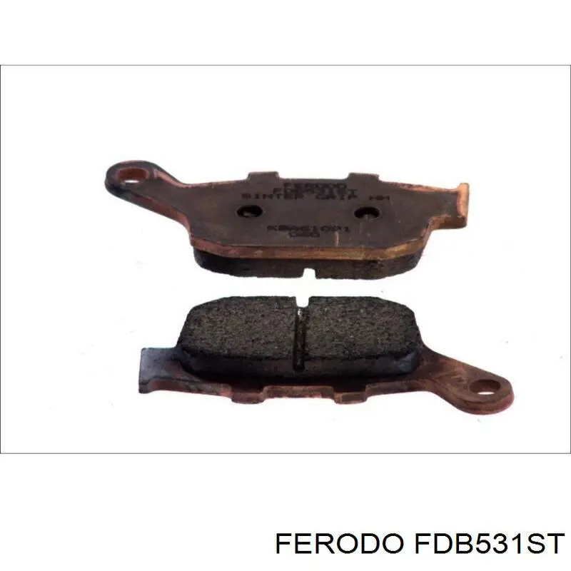 Купить FDB531ST Ferodo Колодки тормозные задние, дисковые