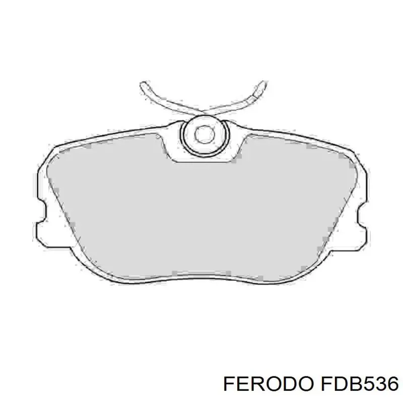 FDB536 Ferodo колодки тормозные передние дисковые