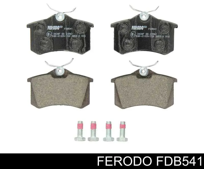 FDB541 Ferodo задние тормозные колодки