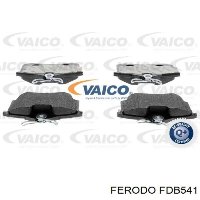 Задние дисковые колодки Ferodo FDB541