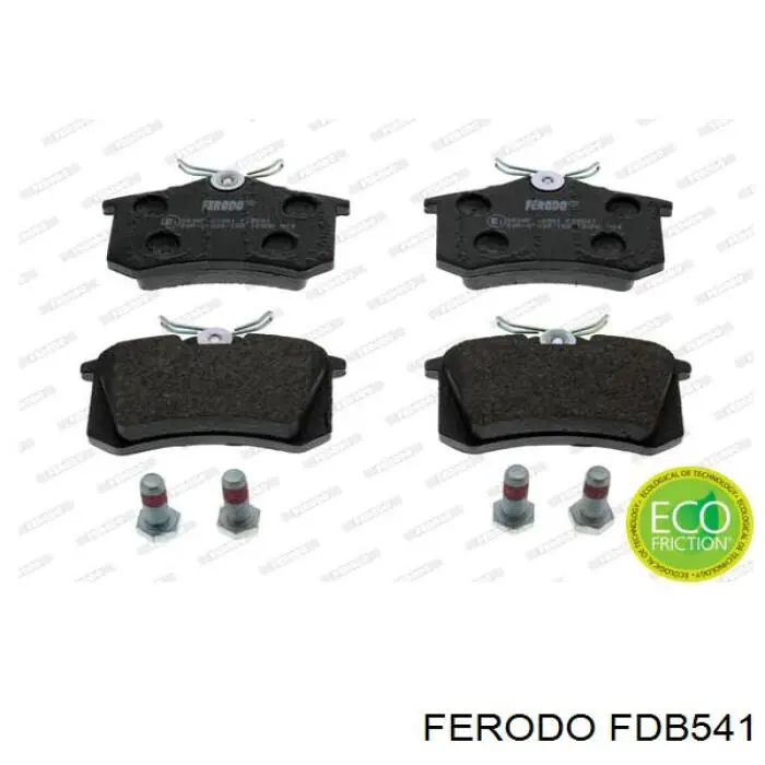 Колодки дисковые  Ferodo FDB541 цена, от 18.32 USD