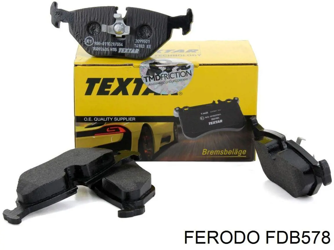 Колодки дисковые  Ferodo FDB578 цена, от 19.06 USD