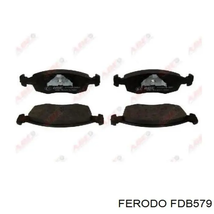 FDB579 Ferodo колодки тормозные передние дисковые