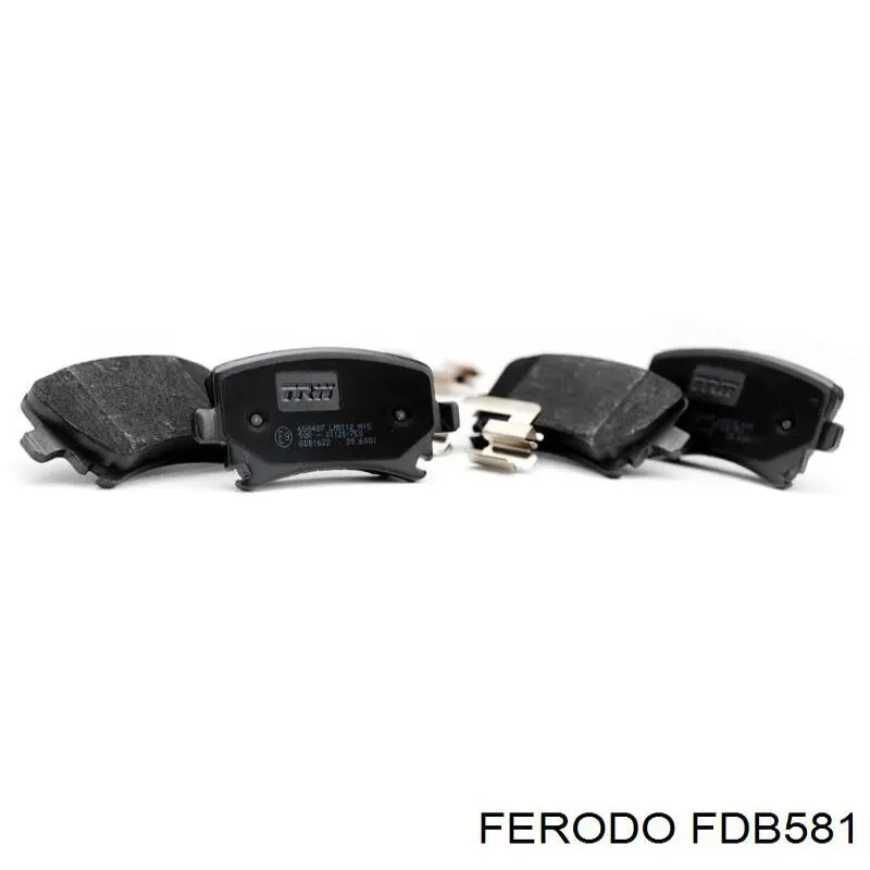 fdb581 Ferodo колодки тормозные передние дисковые