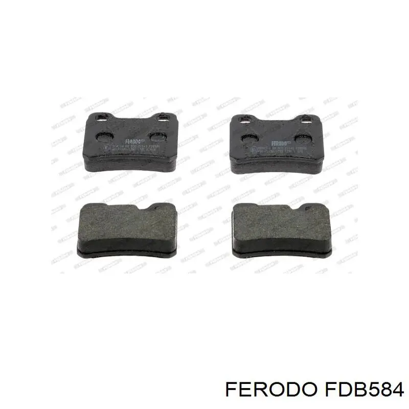 Колодки Ferodo FDB584 цена, от 28.09 USD