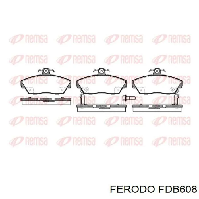 Купить FDB608 Ferodo Колодки тормозные