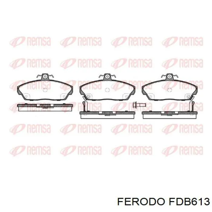 Купить FDB613 Ferodo Колодки тормозные