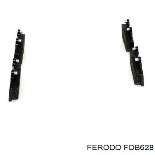 Передние тормозные колодки FDB628 Ferodo