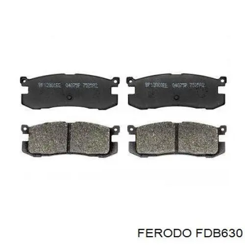 Купить FDB630 Ferodo Колодки тормозные задние, дисковые