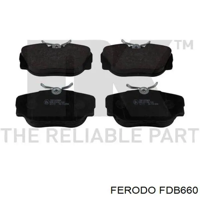 Колодки Ferodo FDB660 цена, от 20.42 USD