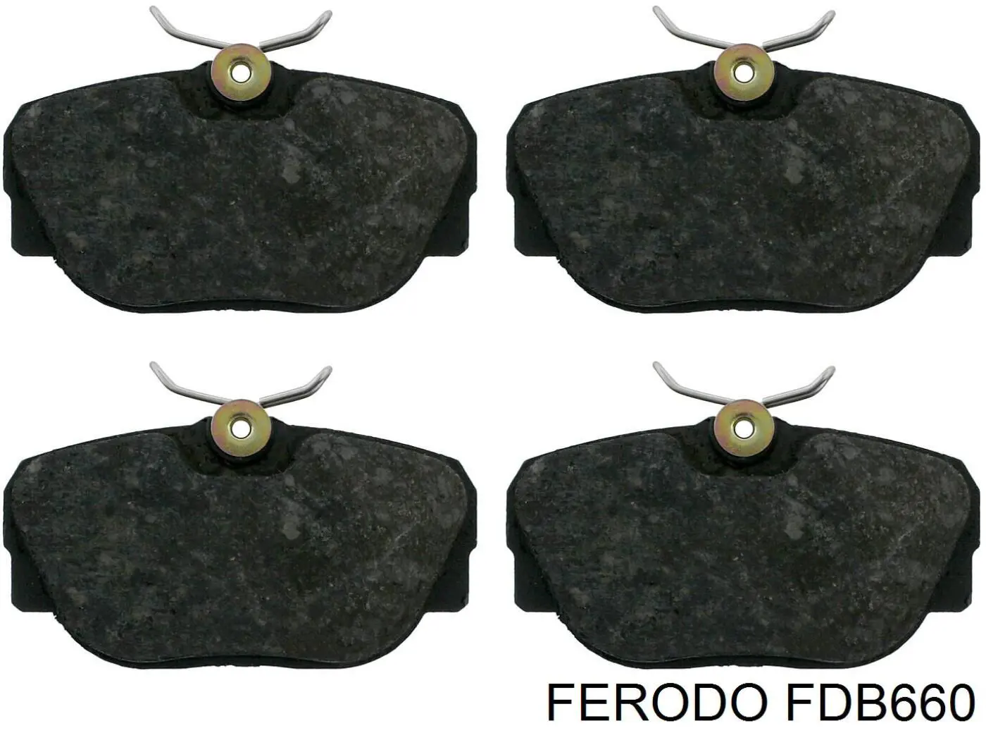 Передние тормозные колодки FDB660 Ferodo