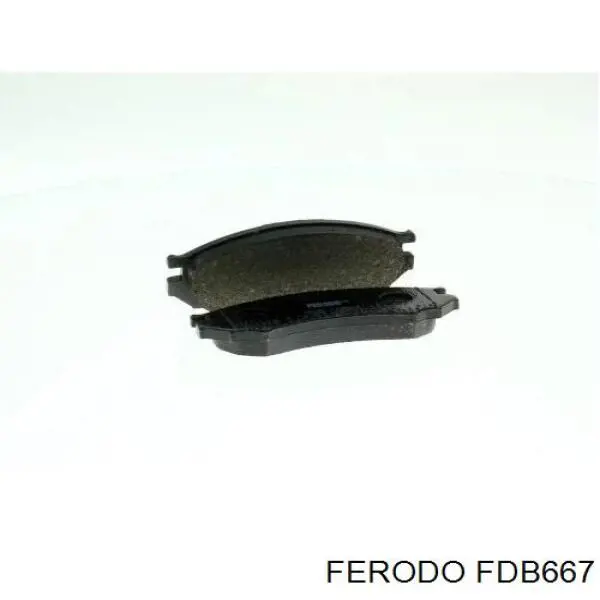 FDB667 Ferodo Колодки передние