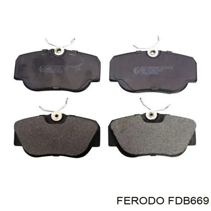 Тормозные колодки Ferodo FDB669