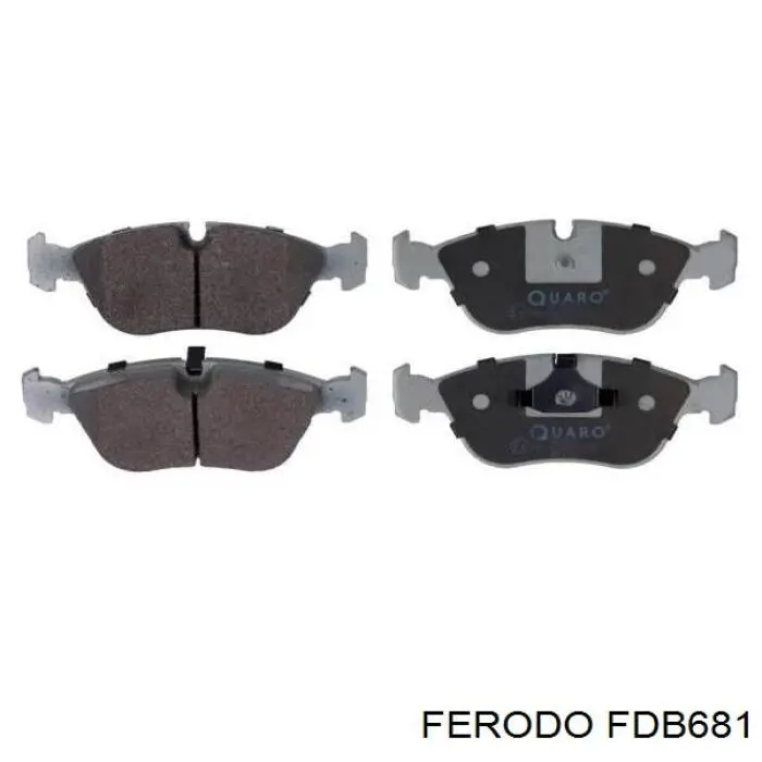 Купить FDB681 Ferodo Колодки тормозные