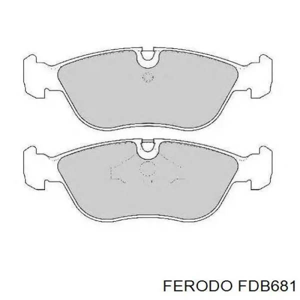 FDB681 Ferodo Колодки передние