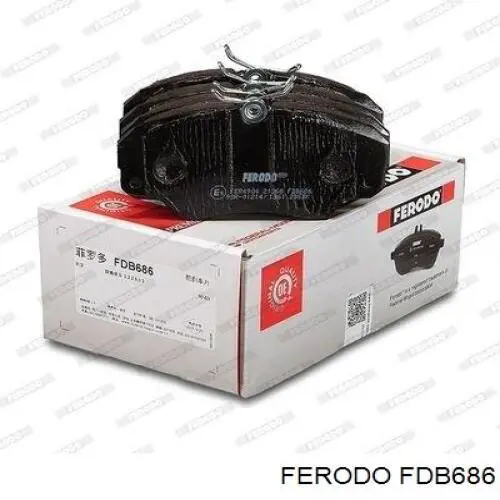 Колодки Ferodo FDB686 цена, от 39.03 USD