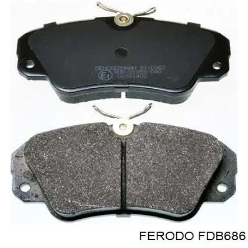 Купить FDB686 Ferodo Колодки тормозные