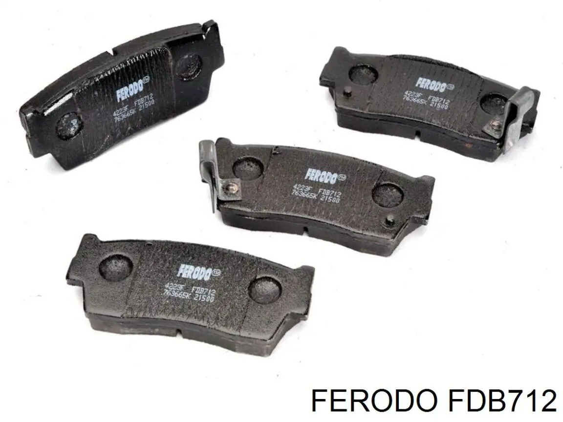 FDB712 Ferodo передние тормозные колодки