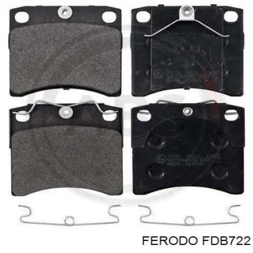 FDB722 Ferodo Колодки передние