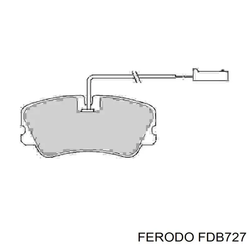 Передние тормозные колодки FDB727 Ferodo