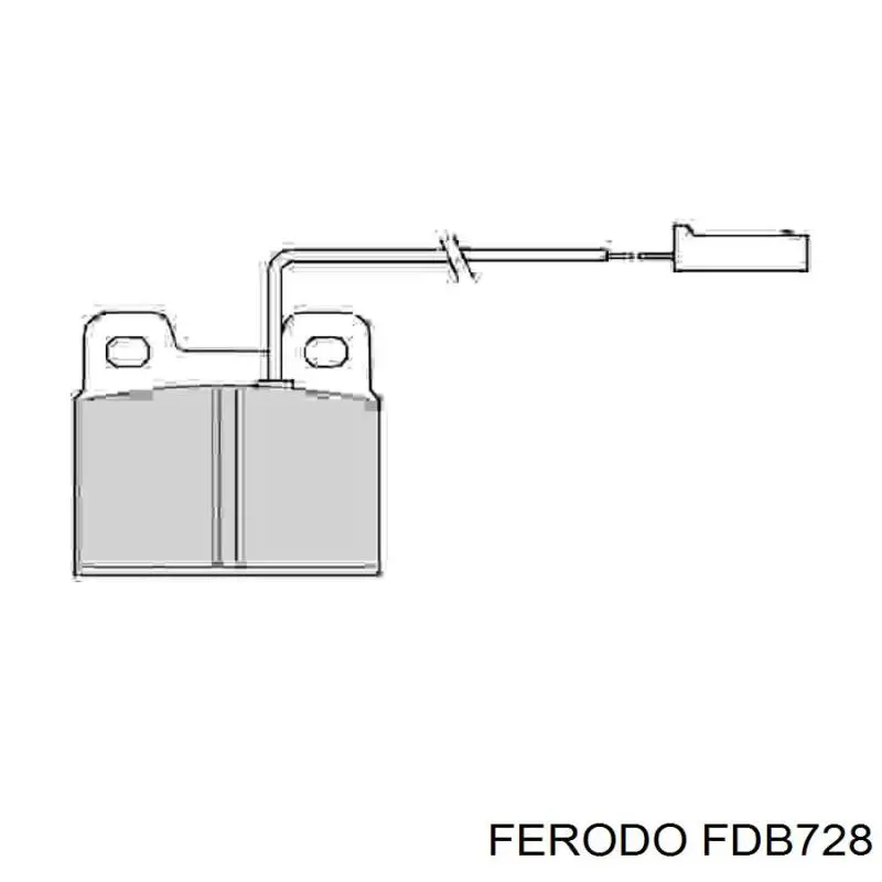 Задние тормозные колодки 60760094 Fiat/Alfa/Lancia