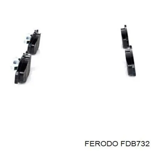 Купить FDB732 Ferodo Колодки тормозные