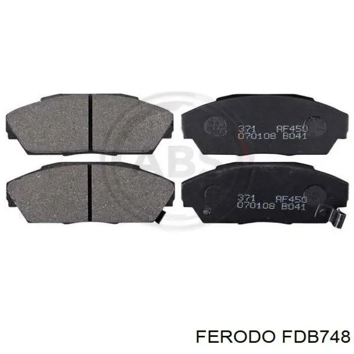 FDB748 Ferodo Колодки передние