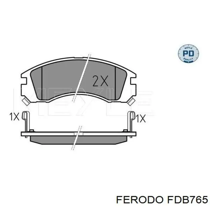Колодки Ferodo FDB765 цена, от 27.09 USD