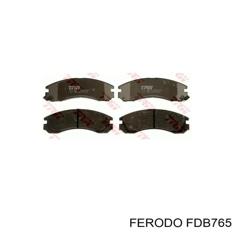 Передние тормозные колодки FDB765 Ferodo