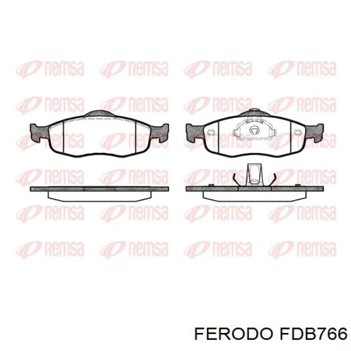 Колодки Ferodo FDB766 цена, от 18.10 USD