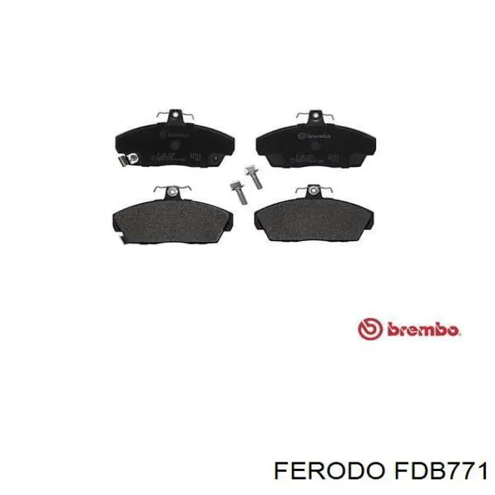 FDB771 Ferodo колодки тормозные передние дисковые