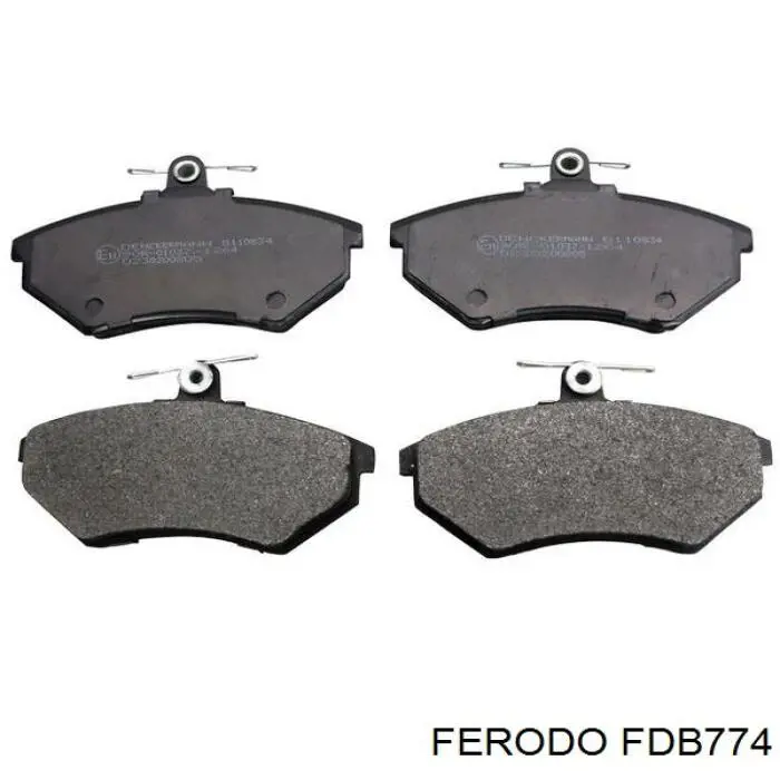Колодки гальмівні передні, дискові FDB774 Ferodo