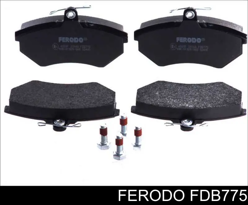 FDB775 Ferodo колодки тормозные передние дисковые