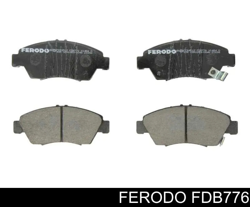 FDB776 Ferodo колодки тормозные передние дисковые